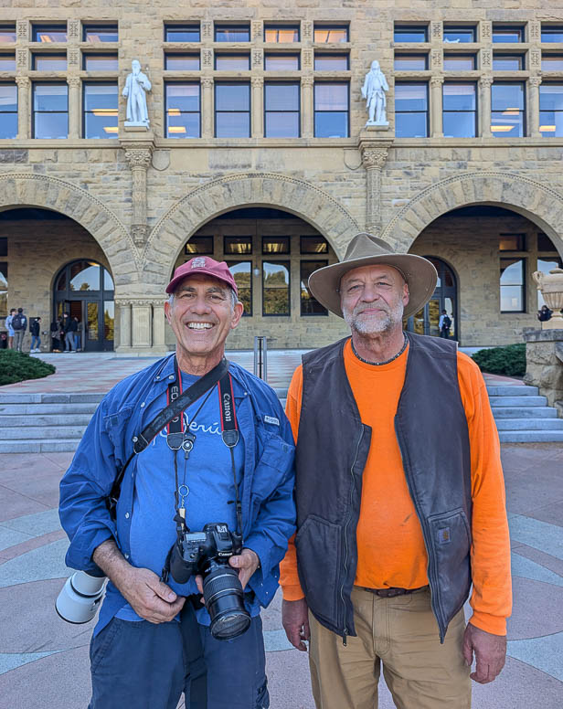 bob and oleg in the quad